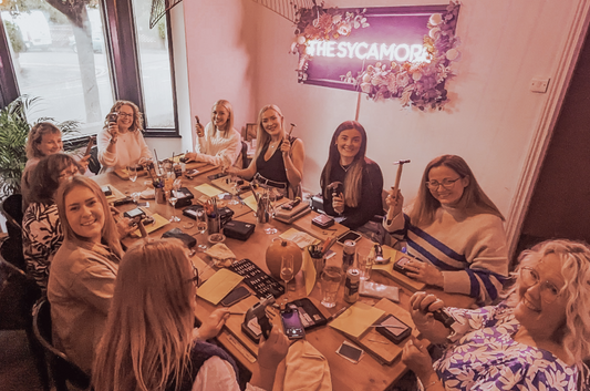 Indulge in the Holiday Spirit with Caroline's Handstamped Jewellery Workshop!