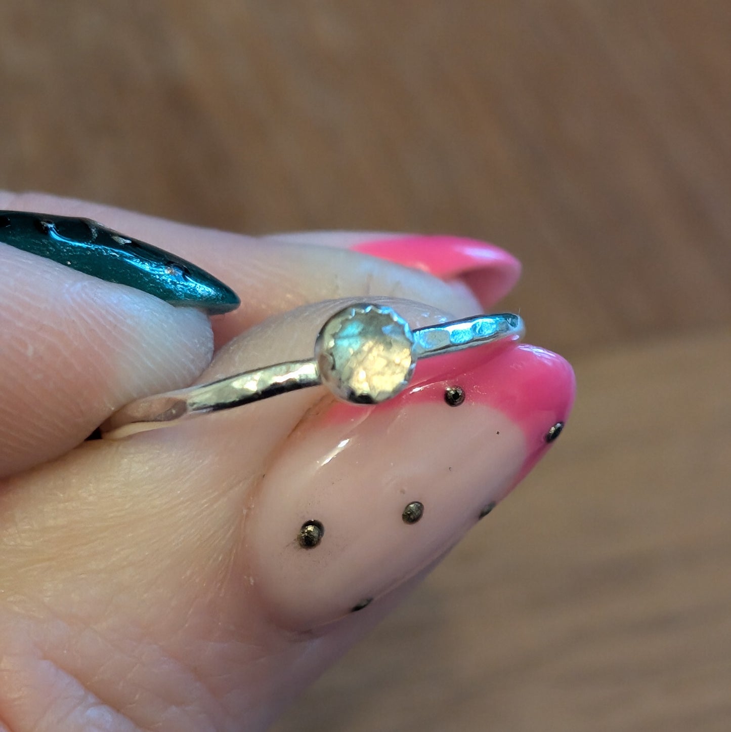 Mini Labradorite Ring