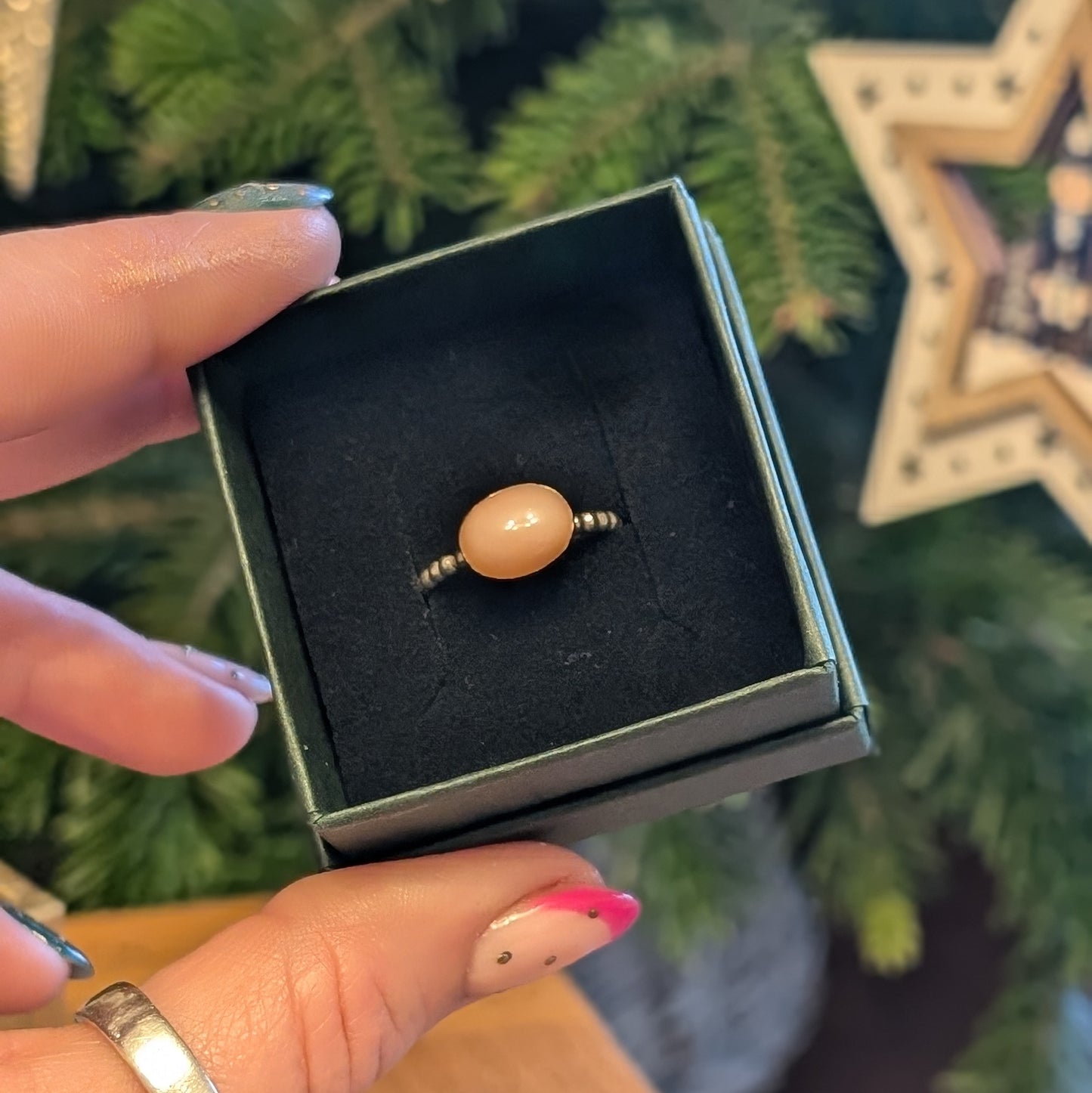 - Gemstone Ring | Special Pink Opal