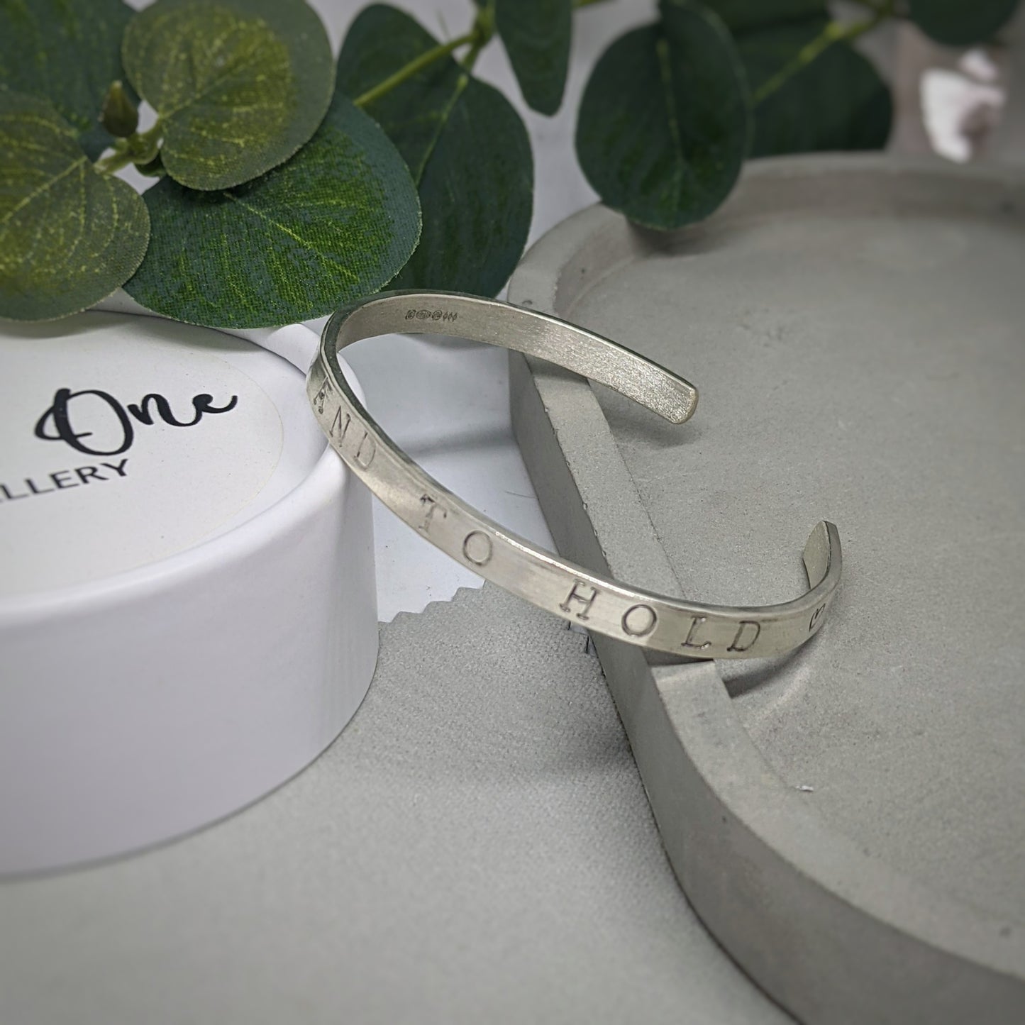 Cuff Bangle | Hand Stamped Keepsake