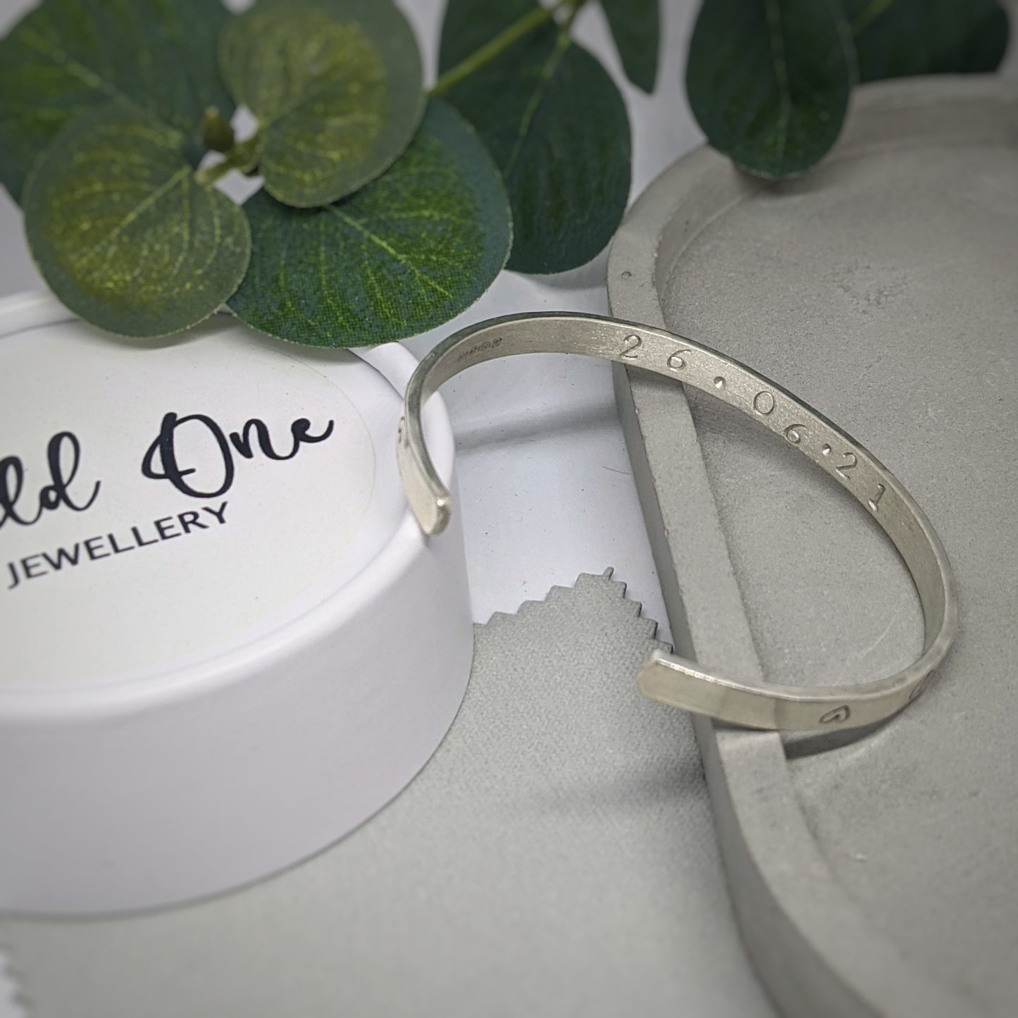 Cuff Bangle | Hand Stamped Keepsake