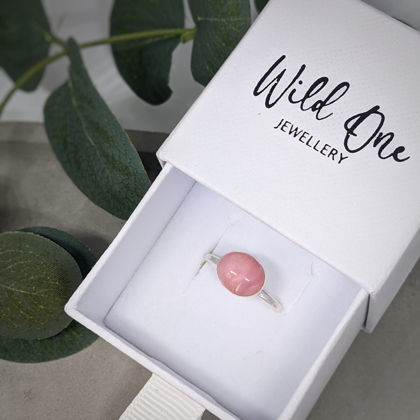 - Gemstone Ring | Special Pink Opal