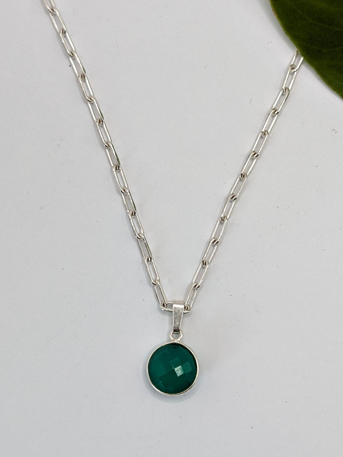 Necklace | Green Onyx