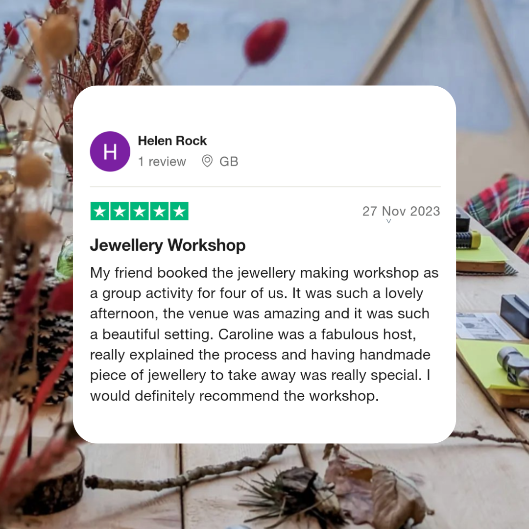 Workshop  |  Handstamped Jewellery (Fenland Hideaway)
