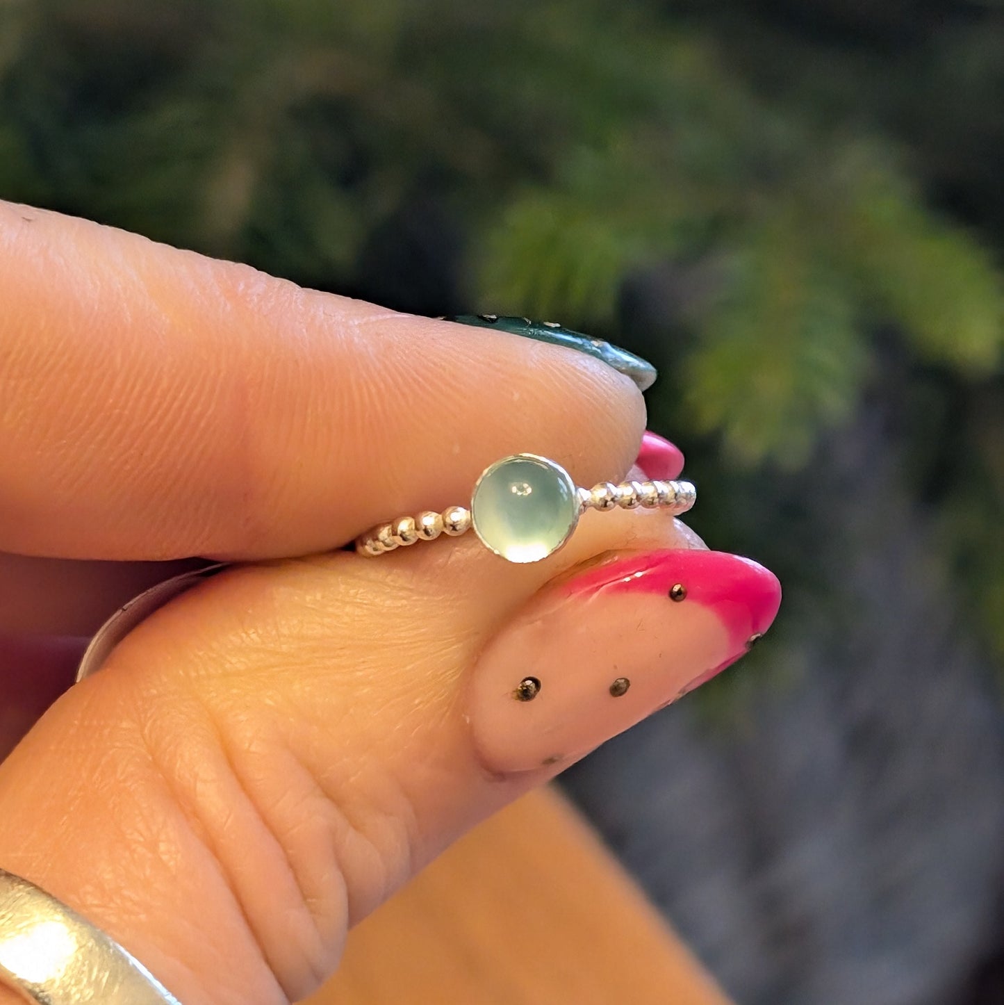 Blue Chalcedony Ring