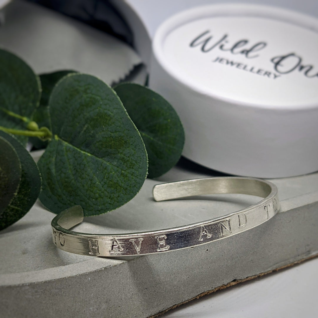 Workshop  |  Handstamped Bangle (The Oaks)