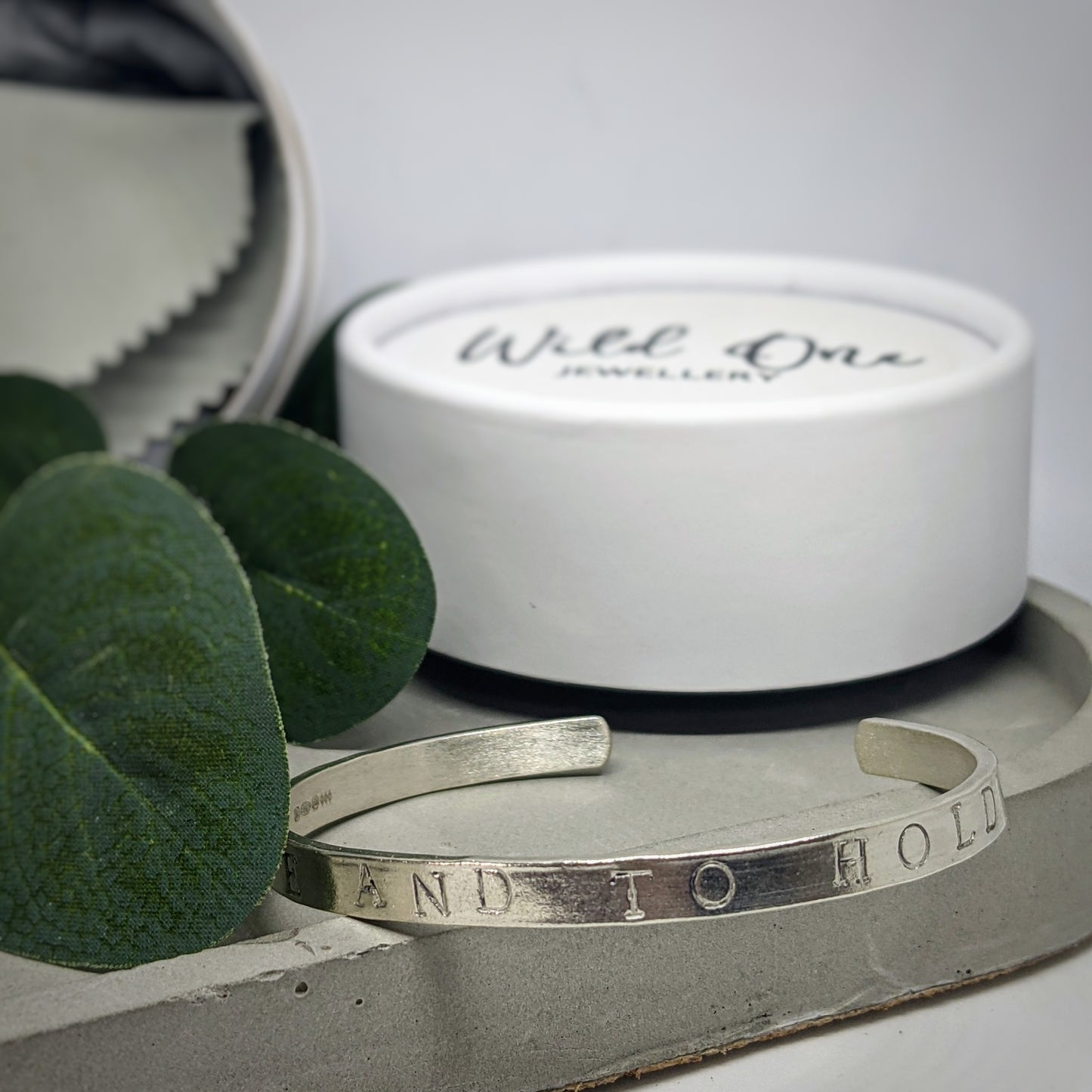 Cuff Bangle  |  Hand Stamped Keepsake